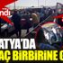 Malatya'da 9 araç birbirine girdi. Ortalık savaş alanına döndü Malatya'da 9 araç birbirine girdi. Ortalık savaş alanına döndü