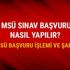 MSÜ başvuruları 2019 ne zaman nasıl yapılacak ÖSYM AİS MSÜ askeri öğrenci aday başvuru şatları msb.gov.tr