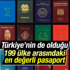 Dünyanın en değerli pasaportu belli oldu