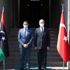 Millî Savunma Bakanı Hulusi Akar, Libya Savunma Bakanı Selahaddin Namroush ile bir araya geldi