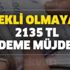 Kimsenin haberi yok! Emekli olmayana 2135 TL ödeme fırsatı! Emekli değilseniz bile bu parayı alabilirsiniz!