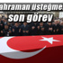 Kahraman üsteğmene veda