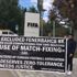 Trabzonspor taraftarından FIFA'nın önünde şike protestosu