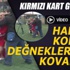 Hakemi koltuk değnekleri ile kovaladı