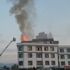 Termal otelde korkutan yangın