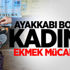 Ayakkabı boyacısı kadının ekmek mücadelesi Ayakkabı boyacısı kadının ekmek mücadelesi
