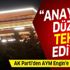 AK Parti Sözcüsü Ömer Çelik'ten AYM üyesi Engin Yıldırım'a: Anayasal düzeni tehdit etmesi hukuksuzluktur