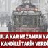 İstanbul'a ilk kar ne zaman yağacak? İstanbul kar yağışı için son dakika tarih verildi