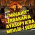 Necmettin Erbakan'a Ayasofya-i Kebir Cami-i Şerifi'nde Mevlid-i Şerif düzenlendi Necmettin Erbakan'a Ayasofya-i Kebir Cami-i Şerifi'nde Mevlid-i Şerif düzenlendi