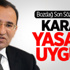 Bakan Bozdağ: Karar Anayasaya Uygun