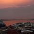 İstanbul Boğazı kızıla boyandı