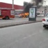 Sınav Saatini Beklerken Park Halindeki Otomobili Alev Alev Yandı Sınav Saatini Beklerken Park Halindeki Otomobili Alev Alev Yandı