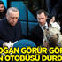 Erdoğan görür görmez hemen otobüsü durdurdu! Erdoğan görür görmez hemen otobüsü durdurdu!