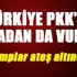 Hakkari'deki üs bölgesinden PKK'nın kampları vuruldu!