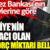 ﻿Türkiye’nin ihtiyacı olan dış borç miktarı belli oldu. Merkez Bankası'nın rezervlerine göre...