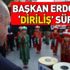 Minik mehteranlardan Manisa'da Başkan Erdoğan'a konser
