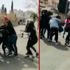 Genç kızların saç saça baş başa kavgası kamerada Genç kızların saç saça baş başa kavgası kamerada