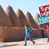 Harran evleri ziyaretçilerini hayran bıraktırıyor Harran evleri ziyaretçilerini hayran bıraktırıyor