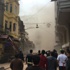 Taksim'de bina çöktü