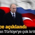 Rusya'dan Türkiye'ye barış mesajı