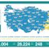 Türkiye'de 248 yeni can kaybı ve günlük 28 bin 224 vaka
