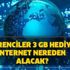 Uzaktan eğitim 3 GB ücretsiz internet nasıl alınır? Türk Telekom, Vodafone ve Turkcell SMS mesajı