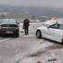 Denizli'de yollar buz pistine döndü