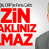 Müezzinoğlu'dan Chp'ye Sert İfadeler! Müezzinoğlu'dan Chp'ye Sert İfadeler!