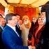 Davutoğlu, 'Diriliş'in setinde demir dövdü Davutoğlu, 'Diriliş'in setinde demir dövdü