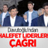 Davutoğlu'ndan Muhalefet Liderlerine Çağrı