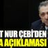﻿Ahmet Nur Çebi'den istifa açıklaması