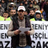 Postane önünde işçi eylemi