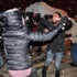 Yeni Yıla Kar Üstünde Karşılama Oynayarak Girdiler