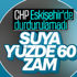 Eskişehir'de suya yüzde 60 zam