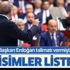Erdoğan ın talimatıyla AK Parti nin kurucular listesi ...
