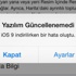iOS 9 indirilirken hata veriyorsa çözümü burada