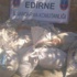 Edirne’de 1 ton kaçak et ele geçirildi