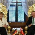 Erdoğan ile Merkel'in görüşmesi sona erdi