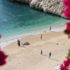 Dünyaca ünlü Kaputaş Plajı'nda kasımda deniz, kum ve güneş keyfi