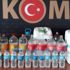 Polis ekiplerince 88 litre sahte içki ele geçirildi Polis ekiplerince 88 litre sahte içki ele geçirildi