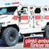 Terör saldırılarının sürdüğü şehirlere zırhlı ambulans