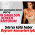 Ünlü isimlerin bayram konserleri iptal