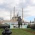 Selimiye gölgesine Fatih Sultan Mehmet heykeli Selimiye gölgesine Fatih Sultan Mehmet heykeli
