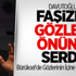 Davutoğlu: Bürüksel'de İki Yüzlülüğe Tepki Gösterdi
