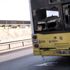 İETT otobüsüne hafriyat kamyonu çarptı! Yer: Avcılar