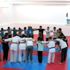 Çocuklar Söke Belediyesi ile spor yapıyor
