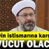 Erbaş: Din istismarı ile mücadele edeceğiz