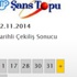 12 Kasım 2014 ŞANS TOPU SONUÇLARI