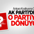 AK Parti'de İbre O Partiye Mi Dönüyor? AK Parti'de İbre O Partiye Mi Dönüyor?