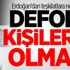 Erdoğan'dan teşkilat uyarısı! Defolu kişilerle olmaz!